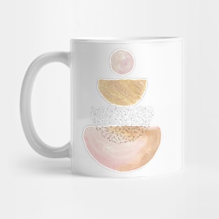 Pastel balancing shapes Mug